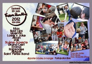 Flyer Festival Parmi Nous 2012